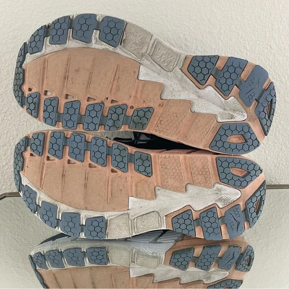 !SOLD! HOKA One One Mood Indigo Blue Dusty Pink Gaviota 2 Running Sneaker Shoes - Picture 11 of 13